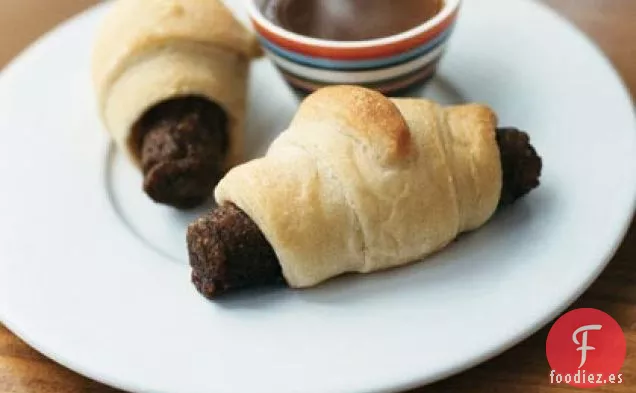 Lechones Vegetarianos en Mantas con Salsa de Inmersión