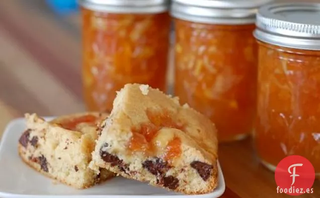 Cara Cara Rubias de Mermelada de Naranja con Chispas de Chocolate