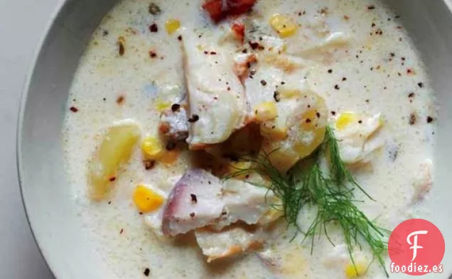 Nico Monday y la Sopa de Pescado Ahumado de Amelia O'Reilly (El Restaurante del Mercado)