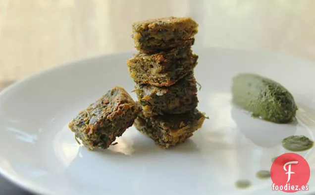 Buñuelos de Cilantro (Uadi Kothimbir)