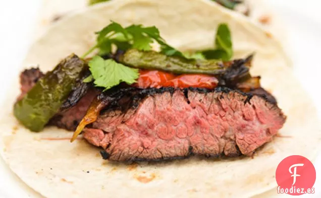 Fajitas con Costra de Topo