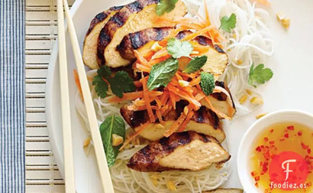 Ensalada de Fideos de Pollo con Cinco Especias