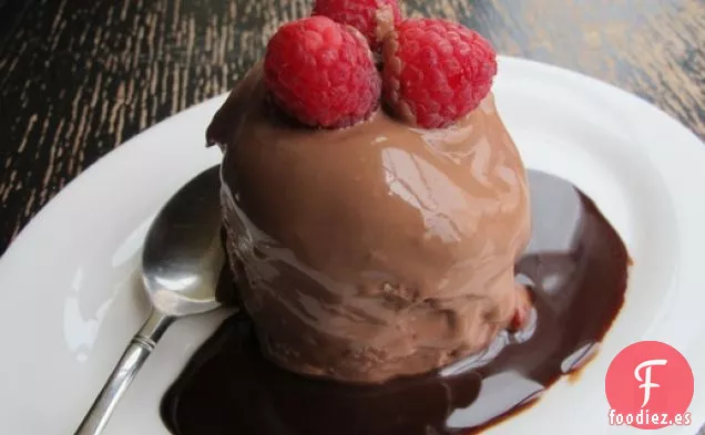 Budín Cremoso de Verano con Chocolate y Frambuesa