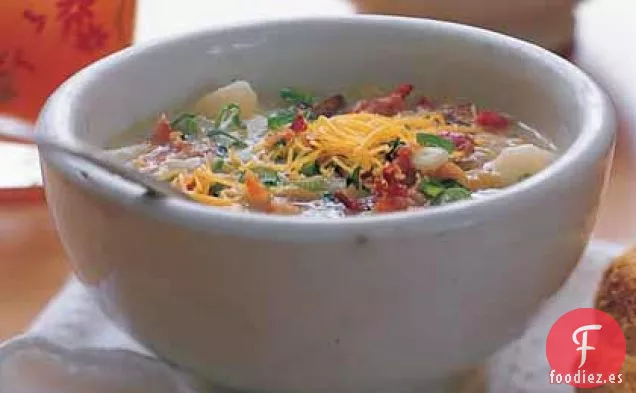 Sopa de Patata y Tocino al Horno