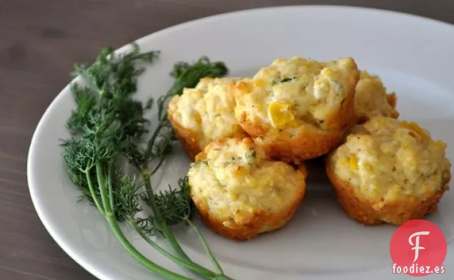 Mini Muffins de Eneldo de Maíz