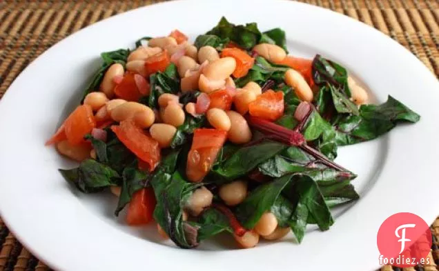 Acelgas Y Frijoles Cannellini Suizos