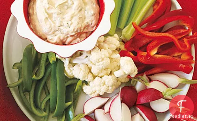 Salsa César con Crudités