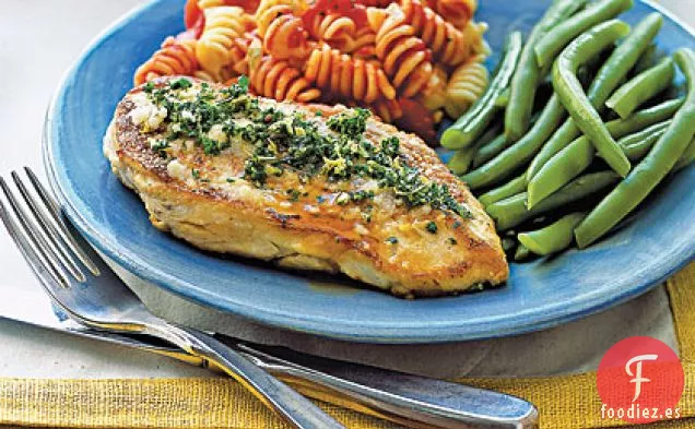 Pechugas de Pollo con Hierbas y Parmesano
