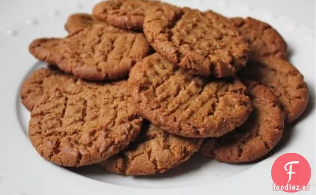 Galletas de Mantequilla de Maní Sin Harina Sin Gluten