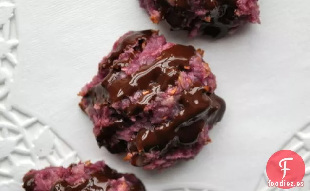 Macarrones de Frambuesa y Chocolate Negro