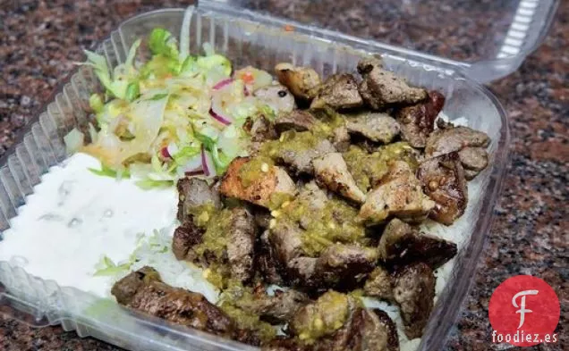 Salsa blanca de Kwik Meal Cart de ' New York a la Cart
