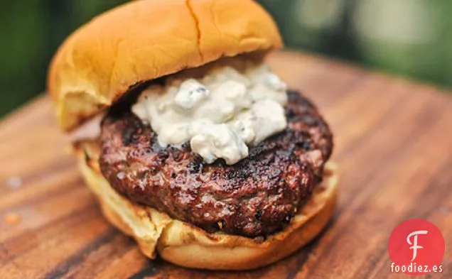 Salsa de Hamburguesa de Queso Azul Grueso