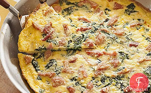 Frittata de Acelgas y Jamón