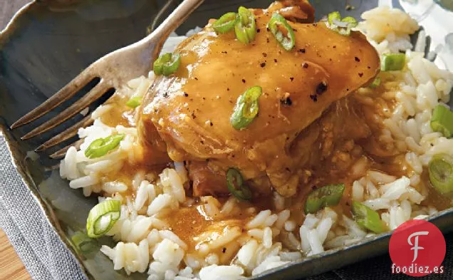 Muslos de Pollo Glaseados Dulces