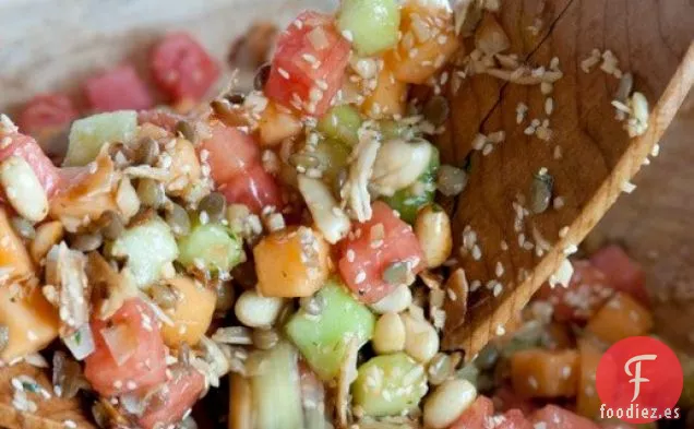 Ensalada de Melón Thoke de Ginebra Birmana de Susan Feniger