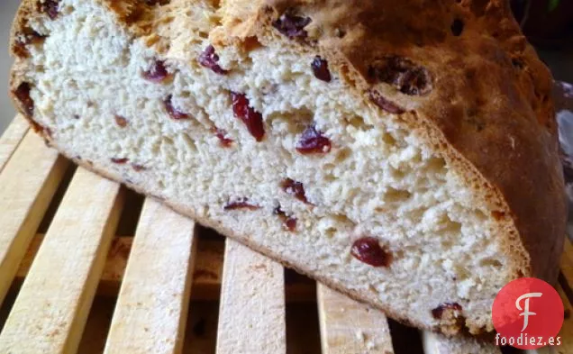 Horneado de Pan: Pan de Soda con Arándanos Secos