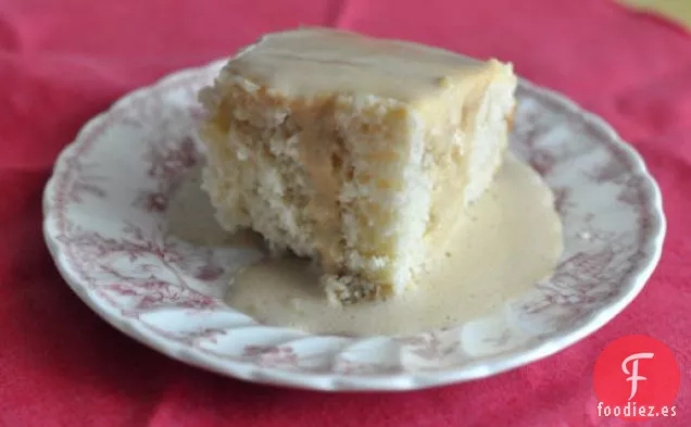 Pudín de Cabaña con Salsa de Caramelo de Brandy