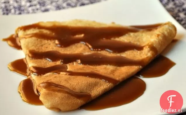 Crepes con Salsa de Caramelo