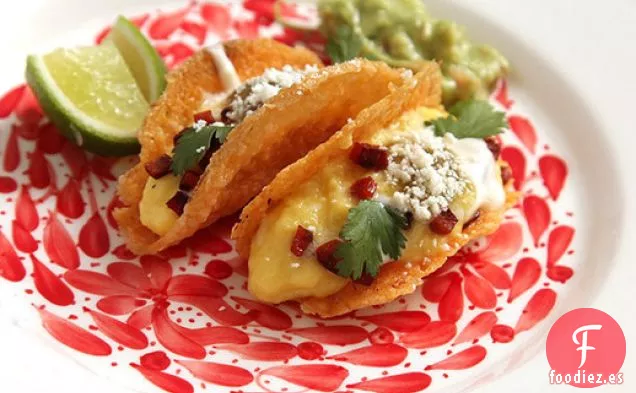 Crujientes Cáscaras de Taco de Queso