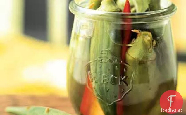 Okra en Escabeche Picante