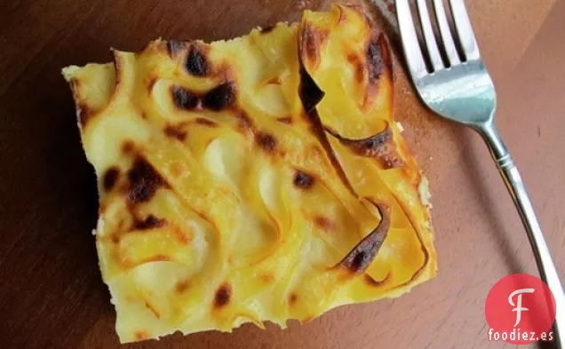 Pudín de Fideos con Chocolate Blanco