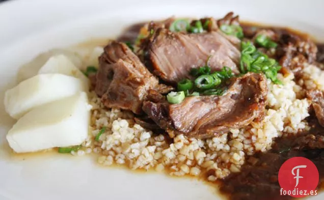 Sichuan Estofado De Carne De Cerdo Mejillas