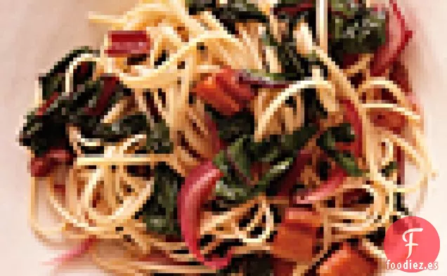 Pasta de Acelgas y Tocino