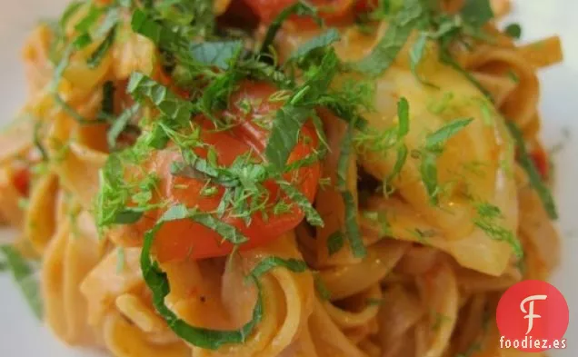 Tomate Asado e Hinojo con Tagliatelle
