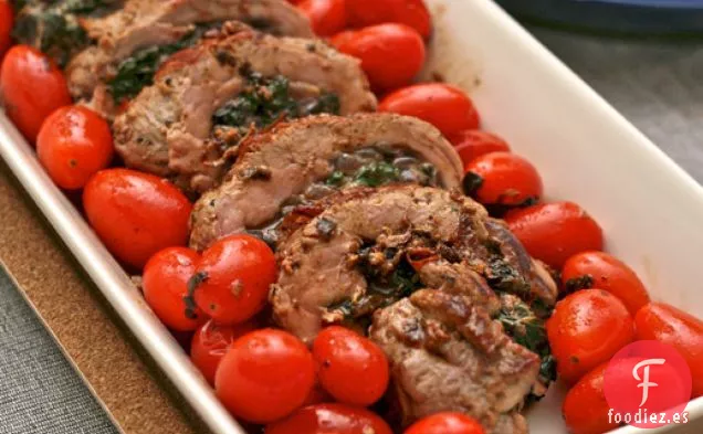 Cena Esta Noche: Lomo de Cerdo Relleno de Jacques Pepin