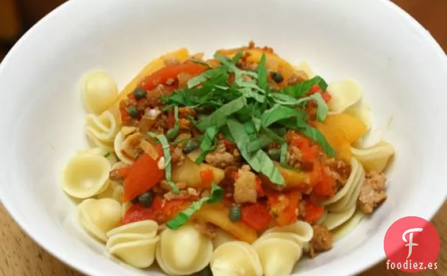 Ragu de Manzana y Cerdo con Orecchiette