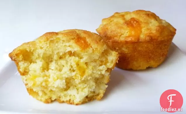 Horneado de Pan: Muffins de Maíz y Queso Cheddar