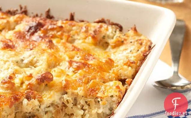 Cazuela de Patata con Queso Fácil