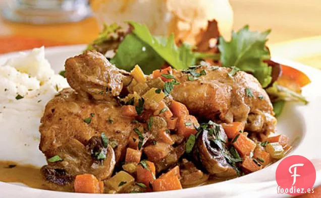 Pollo con Cerveza Negra (Coq à la Bière)