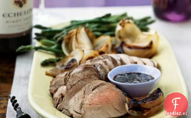 Lomo de Cerdo a la Parrilla con Melaza de Granada