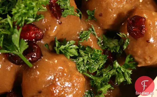 Albóndigas de Arándanos Picantes