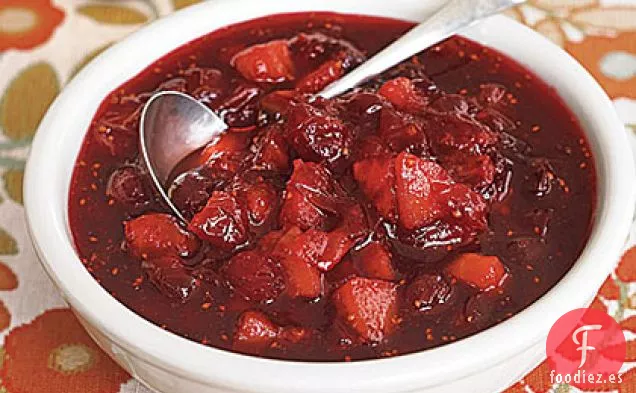 Salsa de Sidra de Arándano y Manzana