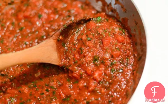 Salsa de Tomate y Menta