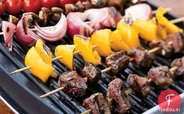 Kebabs Clásicos de Carne de Res