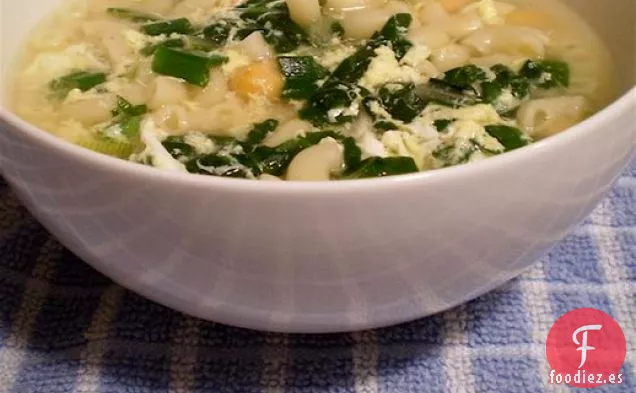 Saludable y Deliciosa: Sopa Italiana con Gotas de Huevo