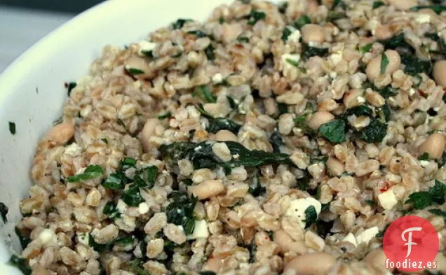 Ensalada de Frijoles Blancos Farro con Vinagreta de Limón