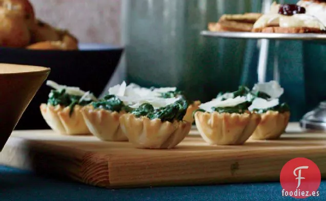 Tazas Filo de Espinacas a la Crema