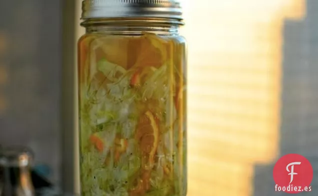 Hinojo en Escabeche Rápido con Naranja