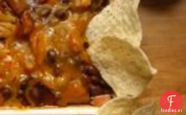 Nachos de Pavo y Frijoles Ahumados