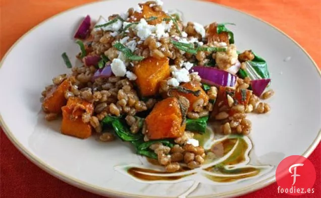 Ensalada de Farro de Calabaza Asada