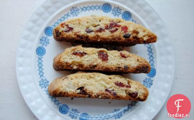 Galletas de Harina de Maíz con Arándanos y Trozos de Chocolate Blanco