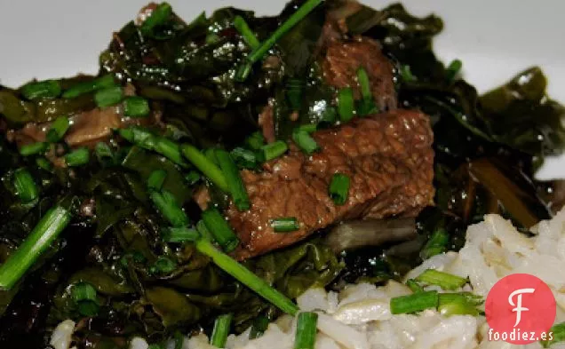 Estofado De Bisonte Con Verduras De Primavera