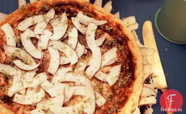 Tarta de Queso de Coco y Lima