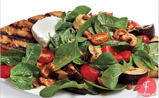 Ensalada de Verduras y Queso de Cabra a la Parrilla