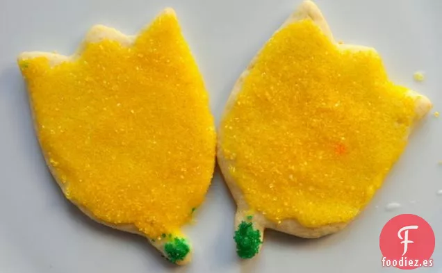 Galletas de Tulipán de Limón Helado