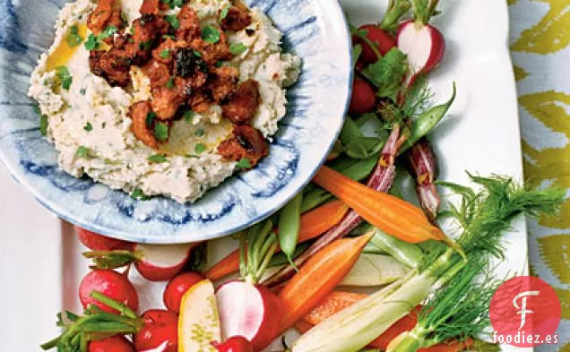 Salsa de Chorizo y Frijoles Blancos